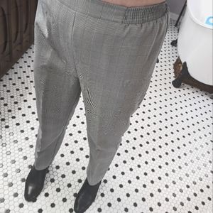 Vintage Monterey Canyon Sz 12 Black and White Checkered Pants - made in USA